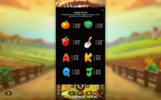 Pig Farm – Paytable
