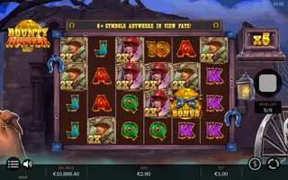 Bounty Hunter MultiBoost – Feature in play