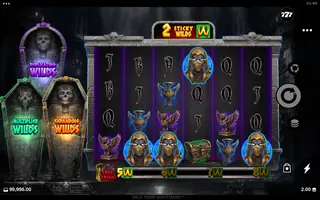 Wild Tomb Nightmare – Feature in play