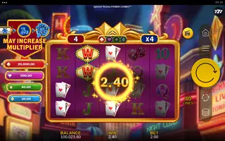 Spinnin’ Riches POWER COMBO – Winning spin