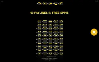 Spinnin’ Riches POWER COMBO – Paytable