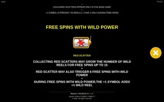 Spinnin’ Riches POWER COMBO – Game rules