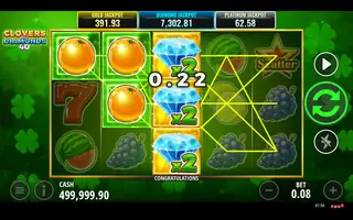 Clovers and Diamonds 40 – Winning spin