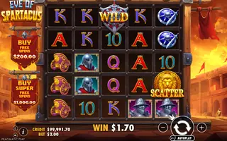 Eye of Spartacus – Winning spin
