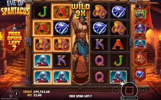Eye of Spartacus – Feature in play