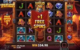 Eye of Spartacus – Free spins
