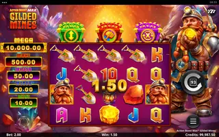 Action Boost Max Gilded Mines – Winning spin