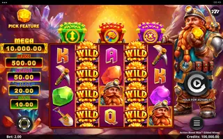 Action Boost Max Gilded Mines – Feature in play