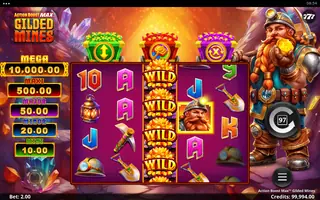 Action Boost Max Gilded Mines – Feature in play