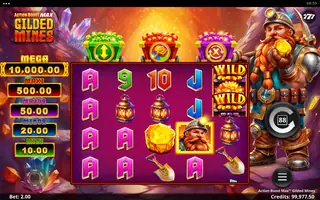 Action Boost Max Gilded Mines – Feature in play