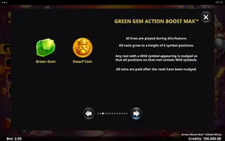 Action Boost Max Gilded Mines – Game rules