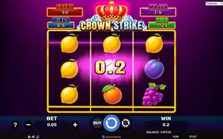Crown Strike – Hold & Hit 3×3 – Winning spin