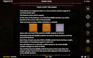 Mummy Bomb – Game rules