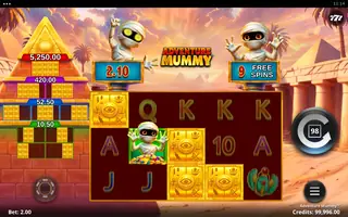 Adventure Mummy – Feature in play