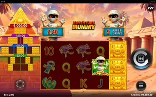 Adventure Mummy – Feature in play