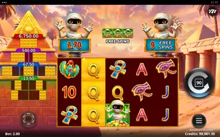 Adventure Mummy – Feature in play