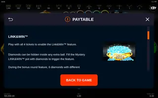 Super Showball Mystery Link&Win – Game rules