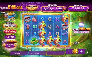 Fishin’ Pots of Gold: Gold Blitz King Millions – Feature in play