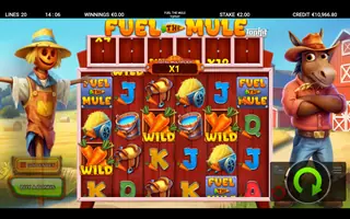 Fuel the Mule – Feature in play