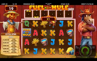 Fuel the Mule – Free spins