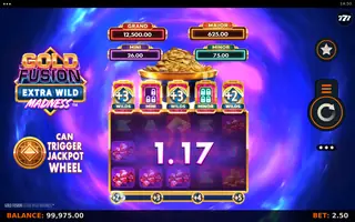 Gold Fusion Extra Wild Madness – Free spins