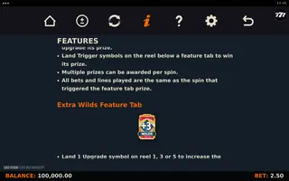 Gold Fusion Extra Wild Madness – Game rules