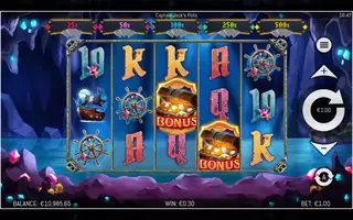 Captain Jack’s Pots – Feature in play