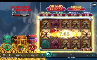 DUNGEONS & DRAGONS POWER COMBO – Winning spin