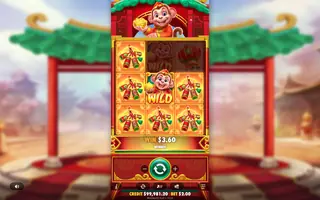 Lucky Monkey – Feature in play