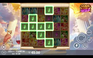 Gods Gone Wild – Feature in play