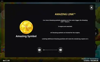 Amazing Link Boosted Riches – Game rules