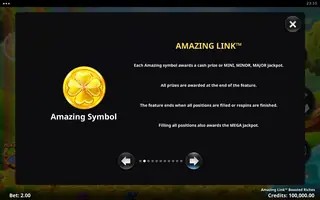 Amazing Link Boosted Riches – Game rules