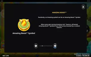 Amazing Link Boosted Riches – Game rules