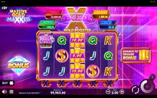 Massive Gold MAXXED – Feature in play