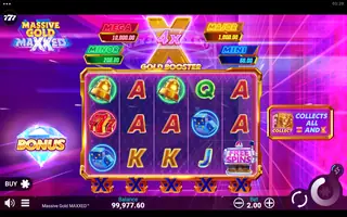 Massive Gold MAXXED – Feature in play