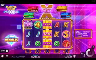 Massive Gold MAXXED – Feature in play