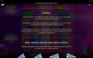 Massive Gold MAXXED – Game rules