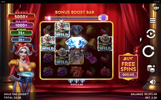 Hold the Joker – Feature in play