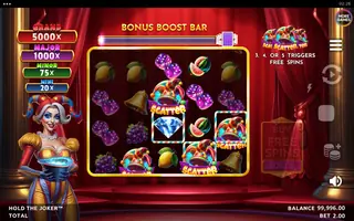 Hold the Joker – Feature in play