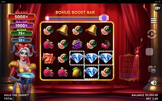 Hold the Joker – Feature in play