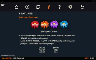 Bet the Farm Power Combo – Paytable