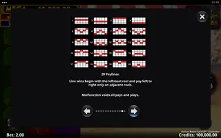 Action Boost SpinUP Gladiator – Paytable