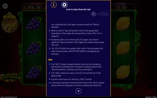 Cash 5 Lucky Clover Bar Link – Game rules