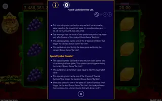 Cash 5 Lucky Clover Bar Link – Game rules