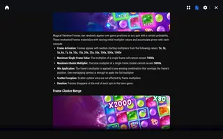Rainbow Bonanza Merge – Game rules