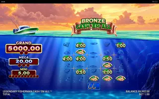Legendary Fisherman Cash ‘Em All – Bonus round