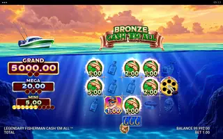 Legendary Fisherman Cash ‘Em All – Bonus round