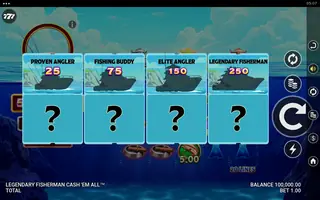 Legendary Fisherman Cash ‘Em All – Game rules