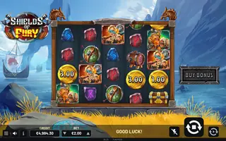 Shields of Fury – Feature in play