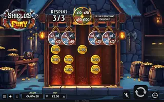 Shields of Fury – Bonus round